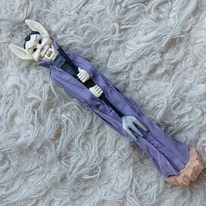 Vintage 90s Dracula Vampire Sculpture Halloween Decor Mantel 9"